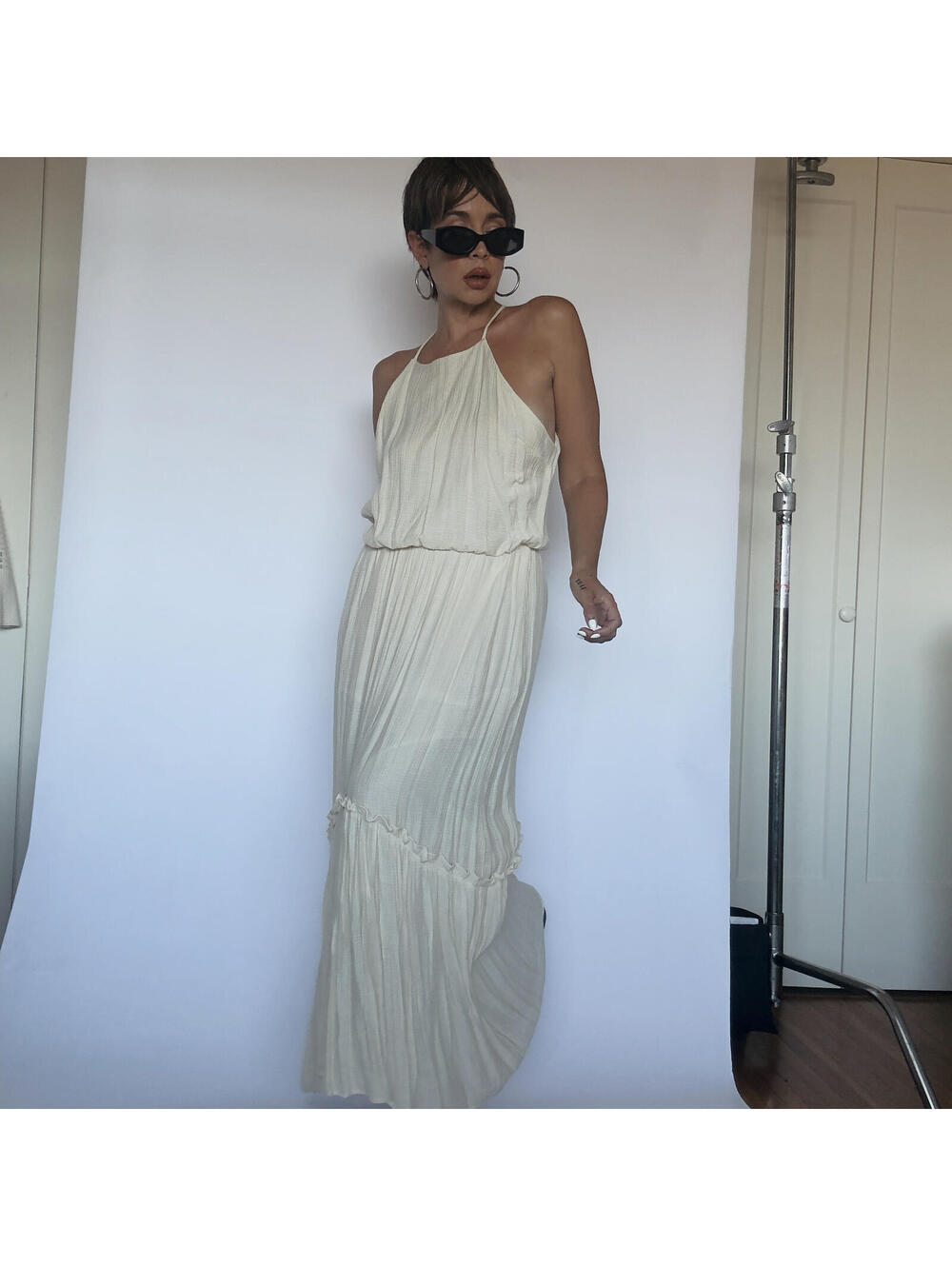 Cream Maxi Dress
